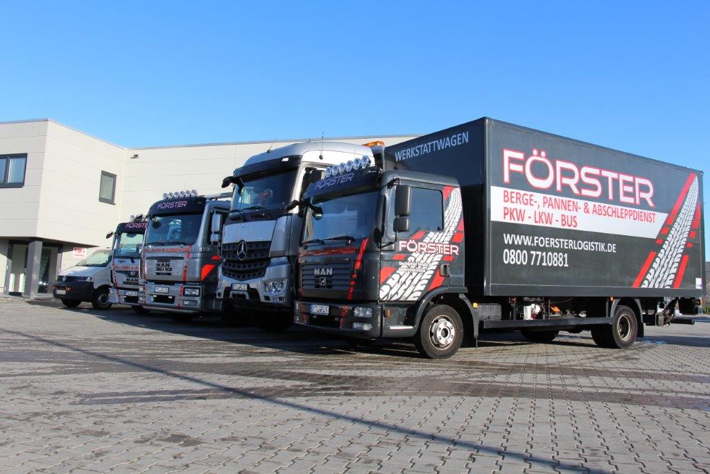 Transportfahrzeuge Abschleppdienst Förster